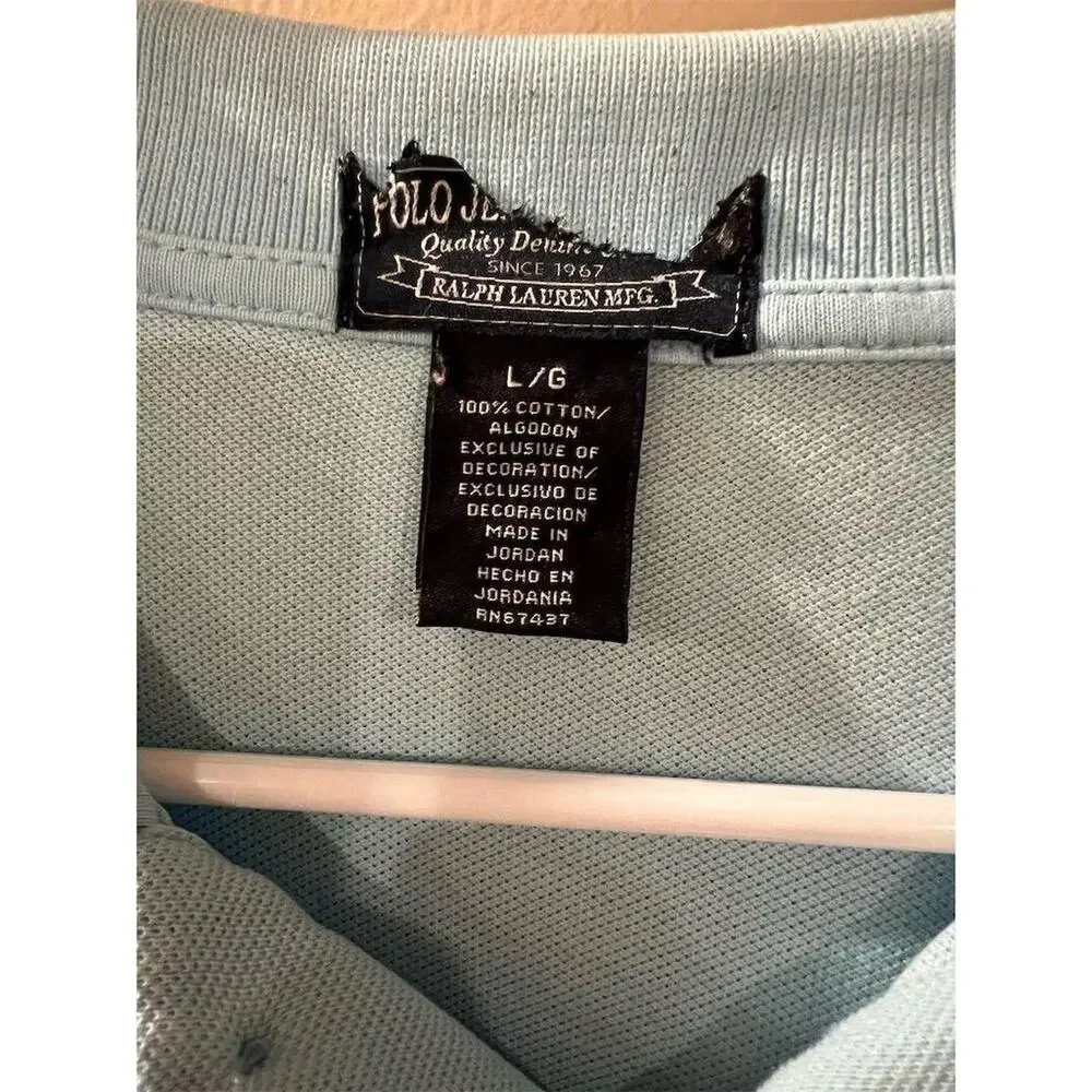 Ralph Lauren Polo Jeans Co. Blue Polo Shirt